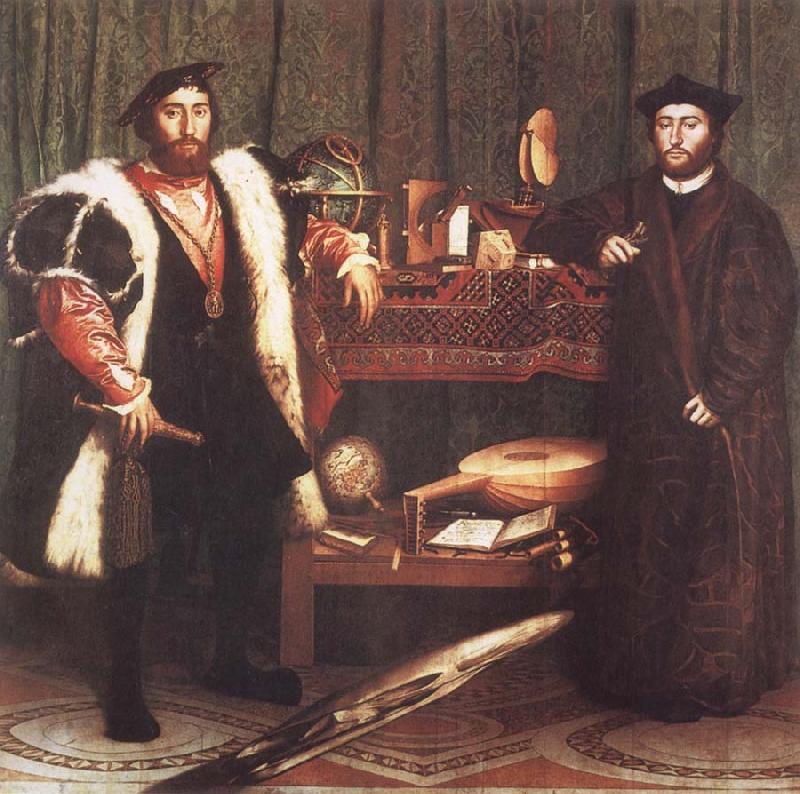 Hans holbein the younger The Ambassadors China oil painting art
